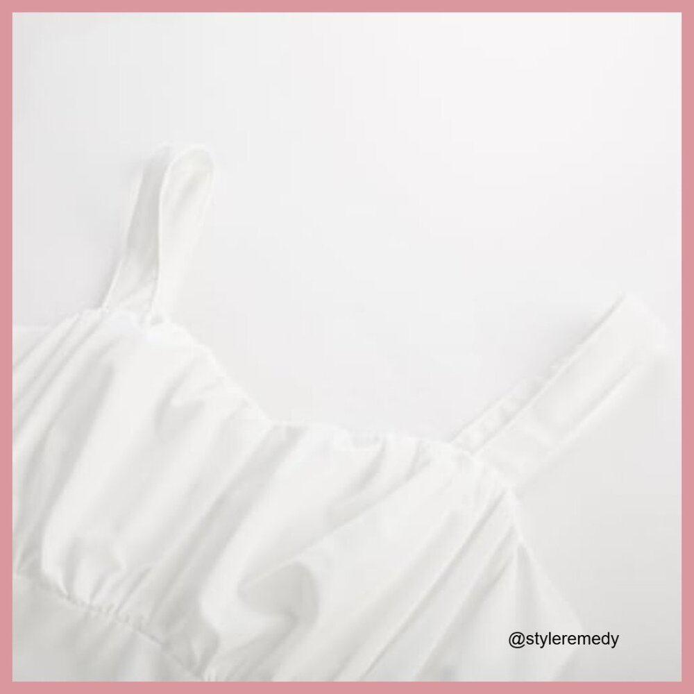 Polyester Elastane Sleeveless Sweetheart Neck A-L… - image 3